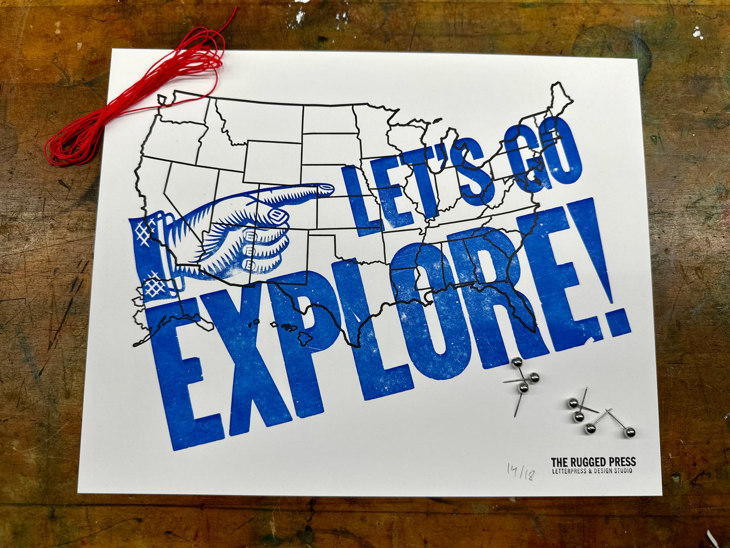 Let's Go Explore! Pin map