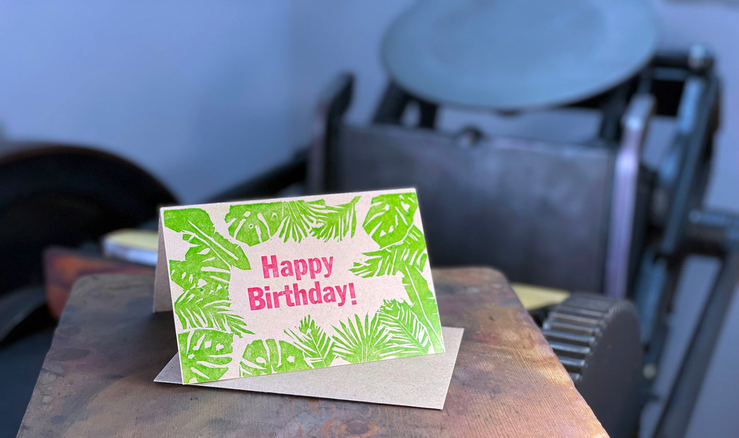 Tropical Happy Birthday