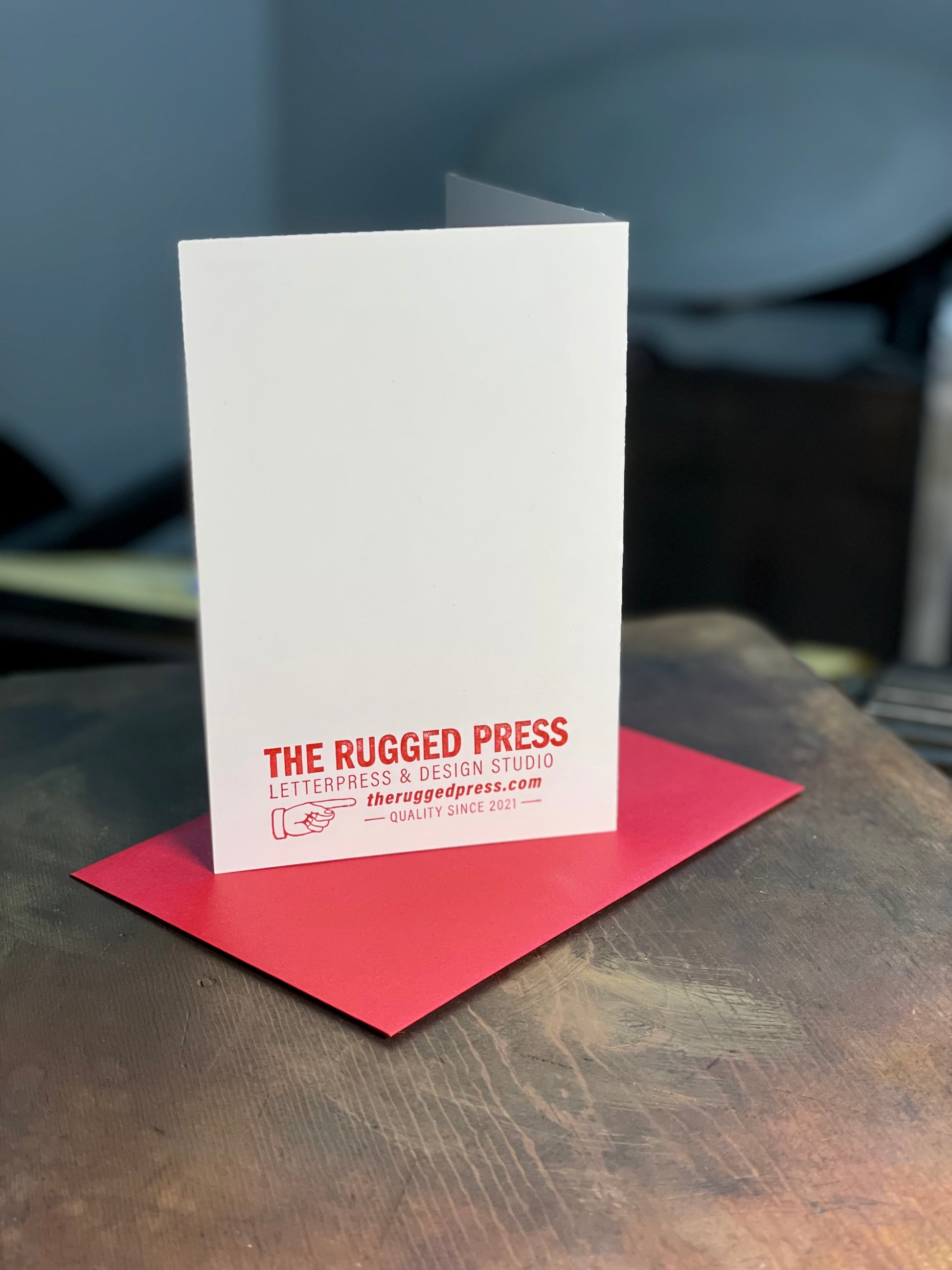 You make me wish i had more middle fingers – 4x6in letterpress greeting card