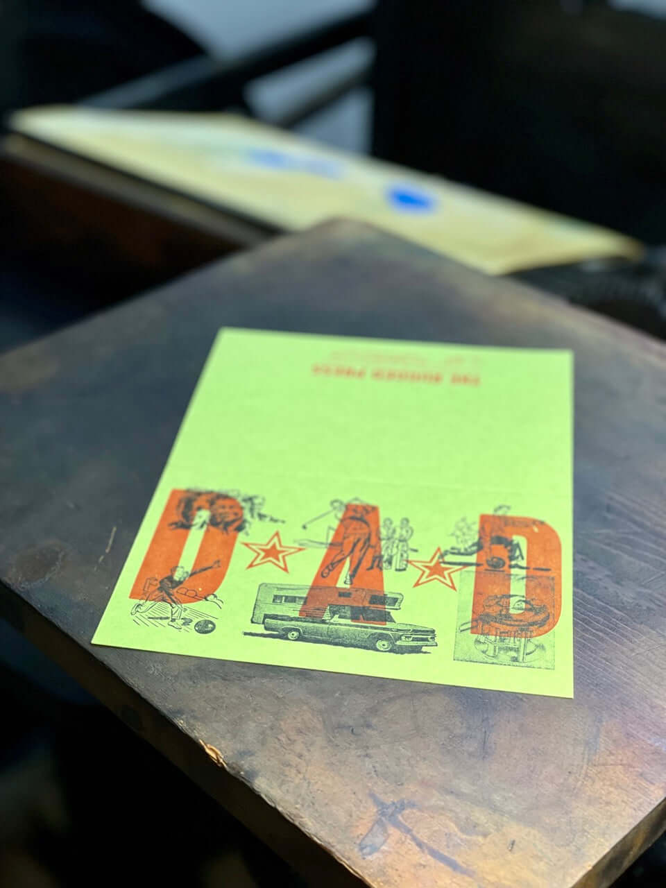All things dad – 4x6in letterpress greeting card