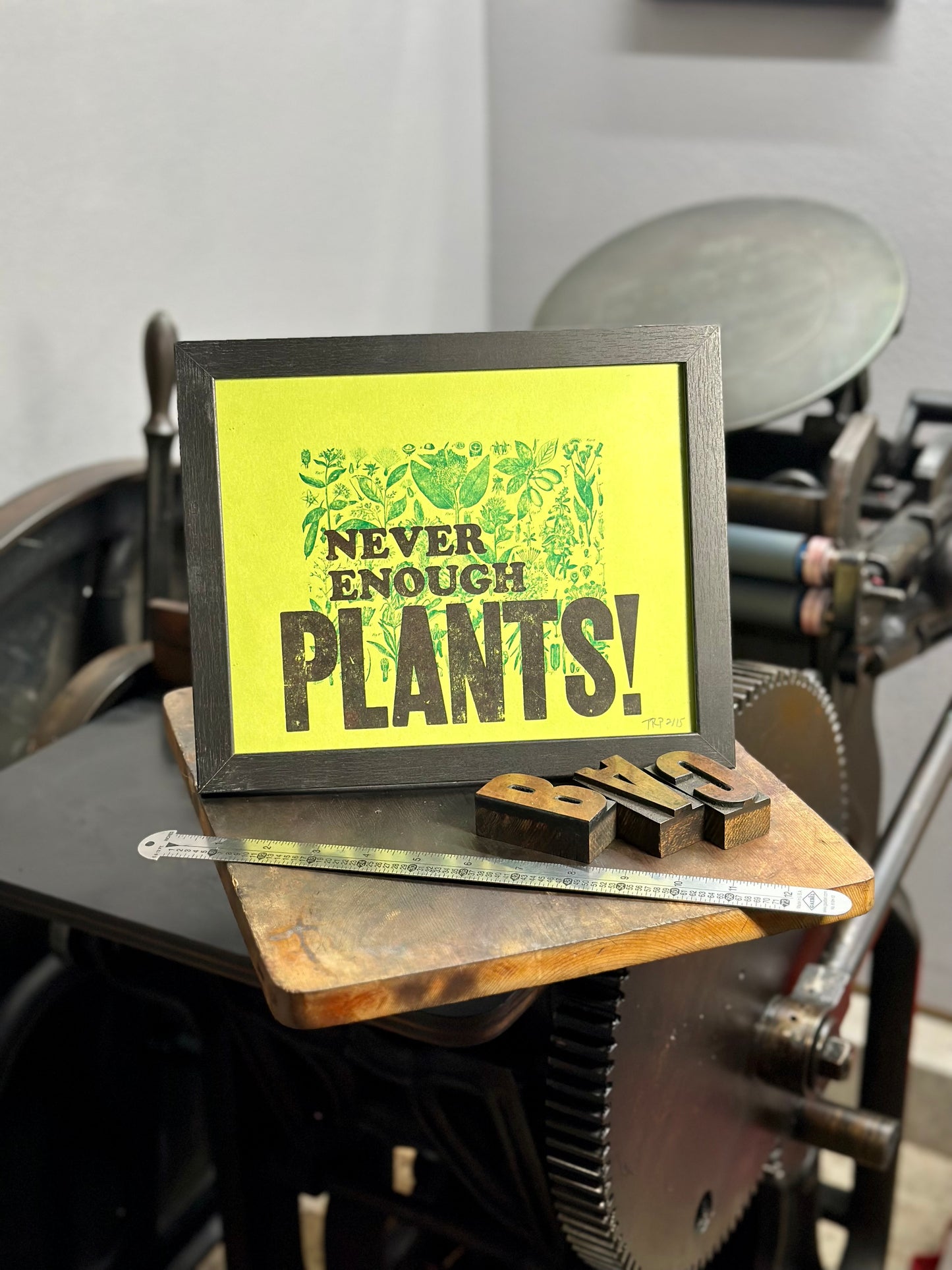 Never enough plants