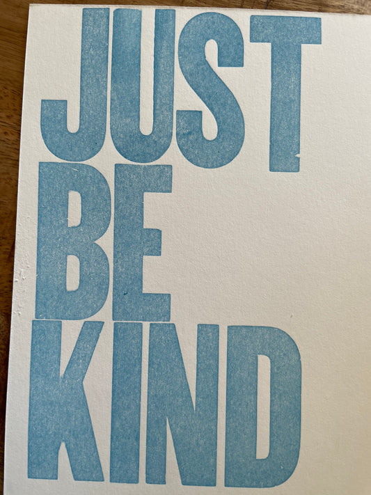 Just Be Kind
