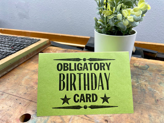 Obligatory Birthday Card