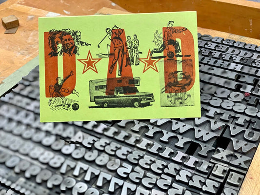 All things dad – 4x6in letterpress greeting card